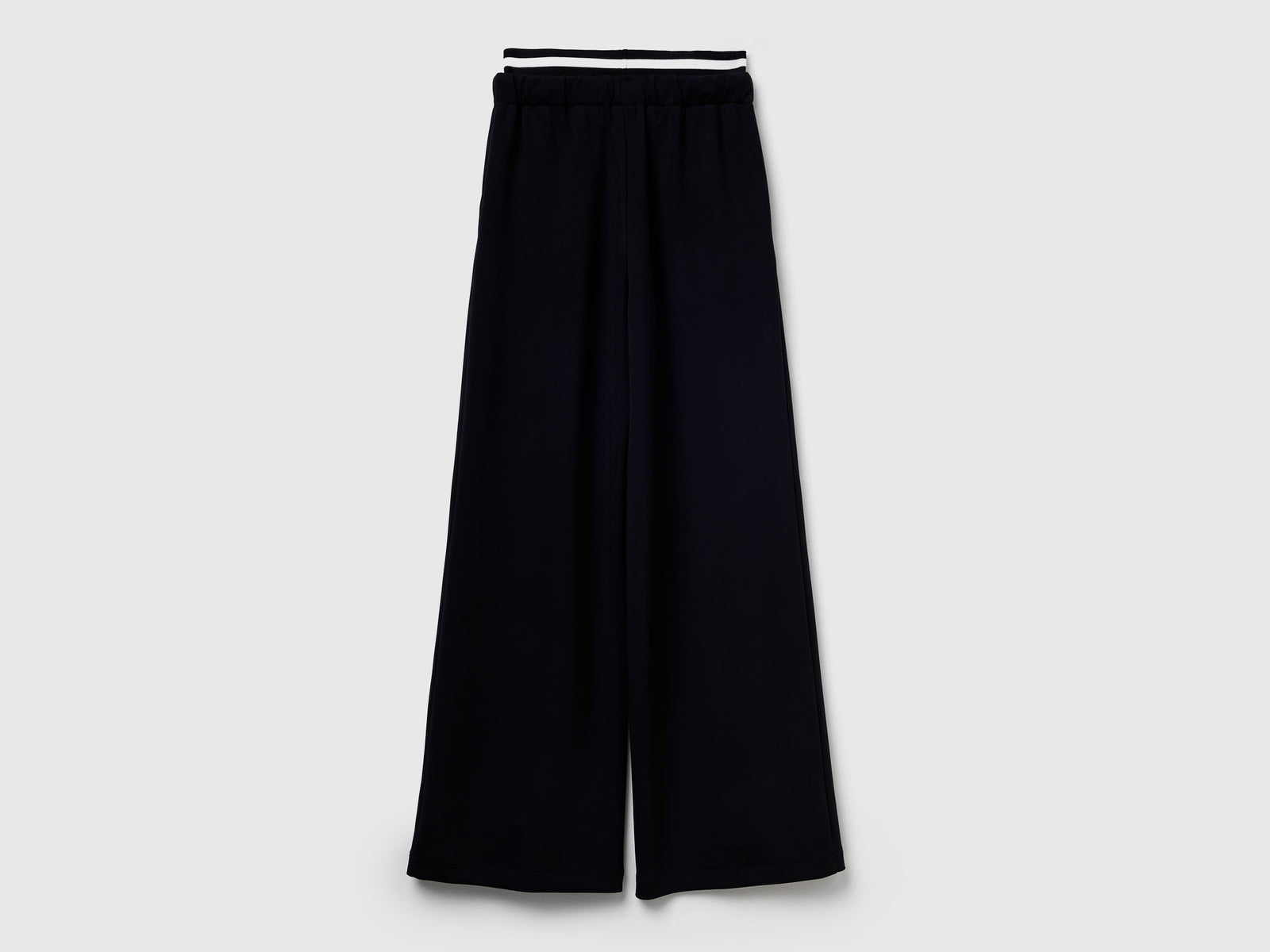 Pantaloni ampi in Modal stretch da donna nero 2 | Benetton Outlet