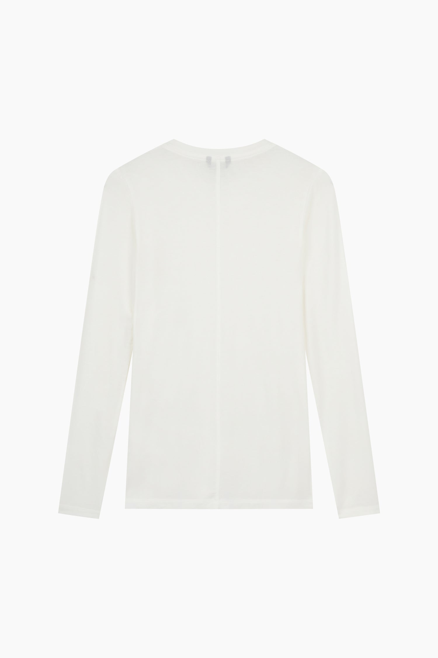 T-shirt girocollo aderente da donna bianco panna 2 | Sisley Outlet