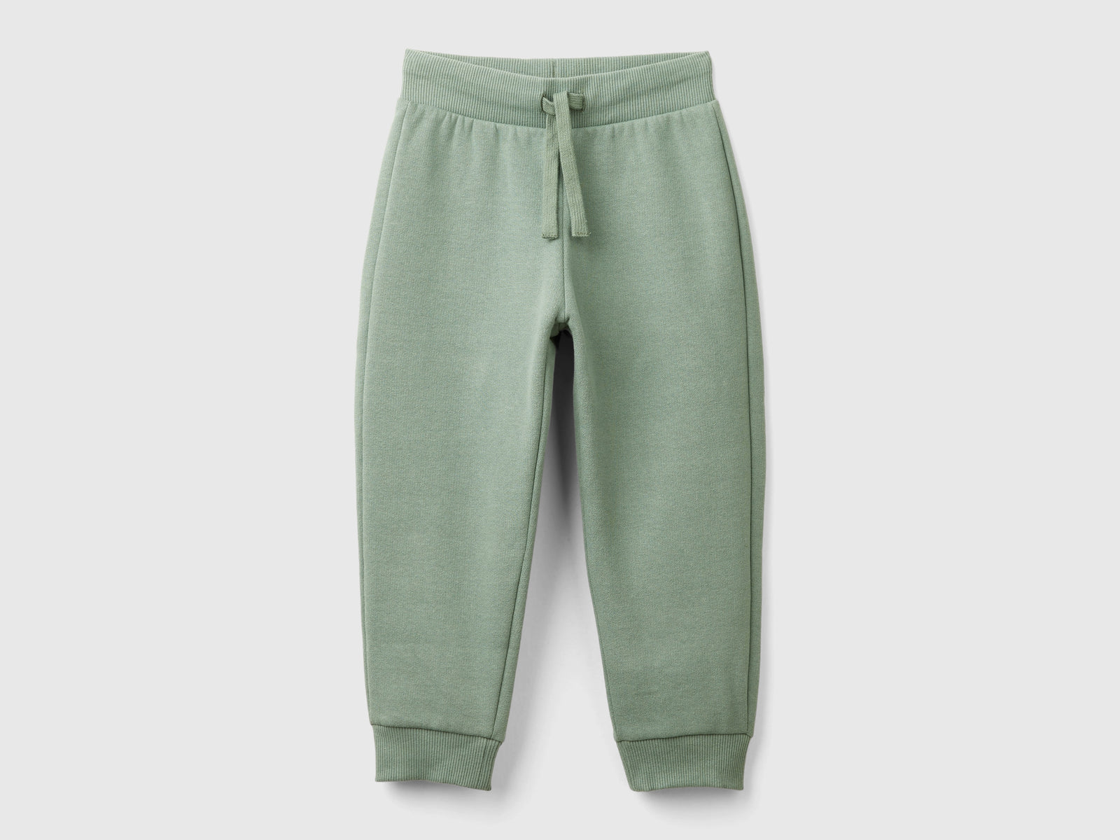 Joggers in calda felpa da bimbo verde chiaro | Benetton Outlet