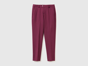 Pantaloni in misto viscosa stretch