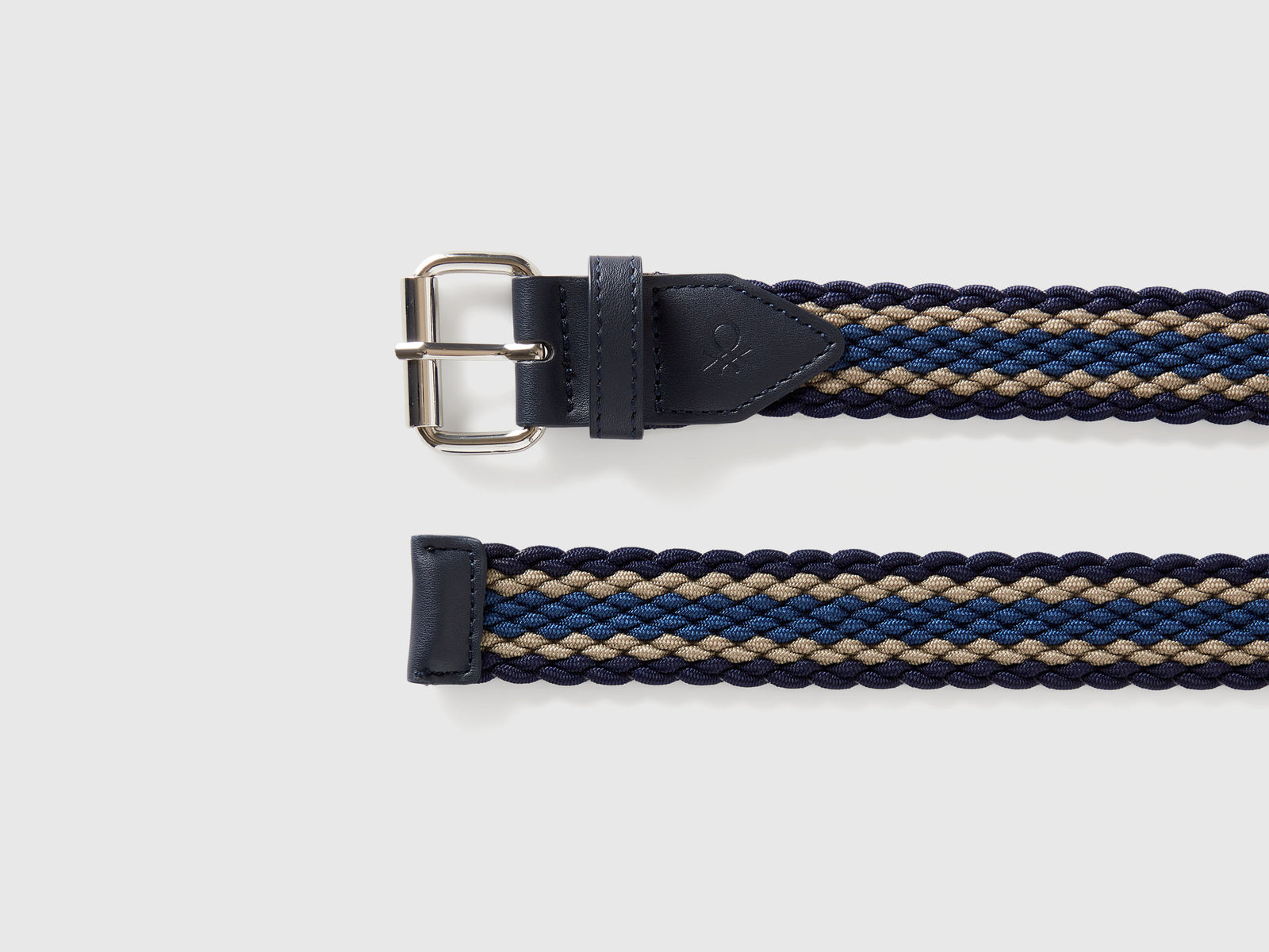 Cintura in nastro stretch da uomo blu scuro 2 | Benetton Outlet