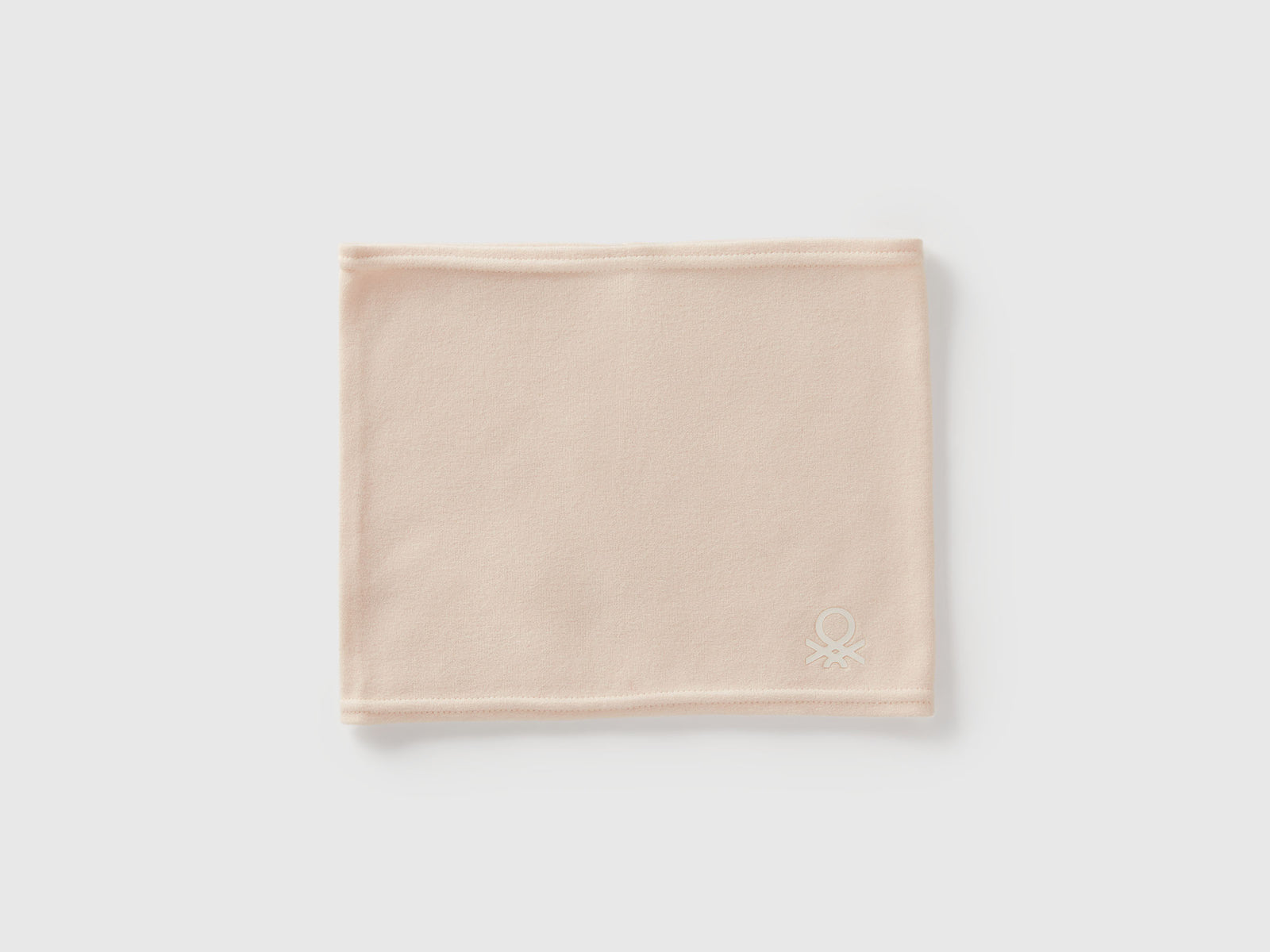 Scaldacollo in cotone stretch da bimbo bianco panna 2 | Benetton Outlet