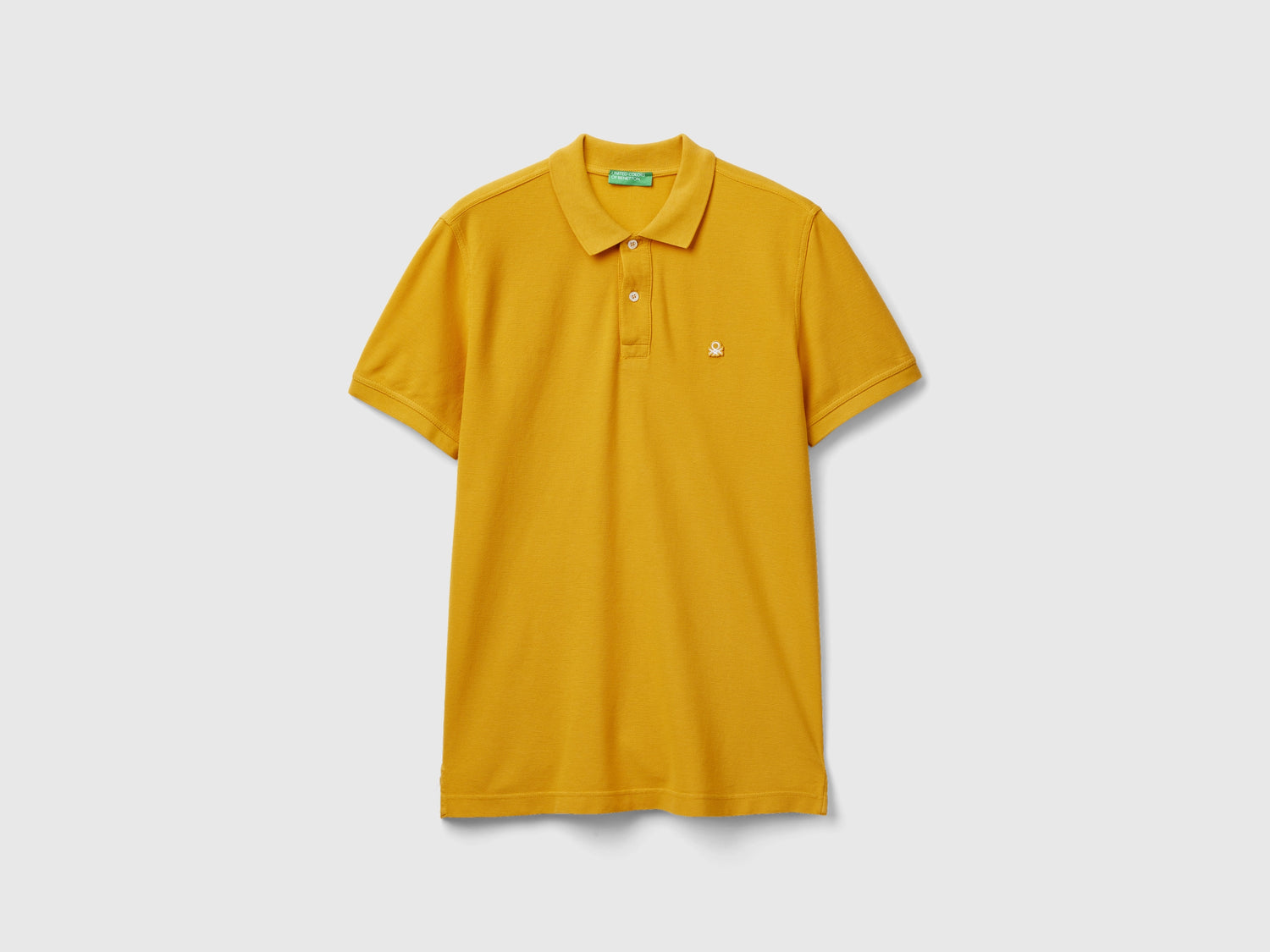 Polo regular fit da uomo giallo | Benetton Outlet