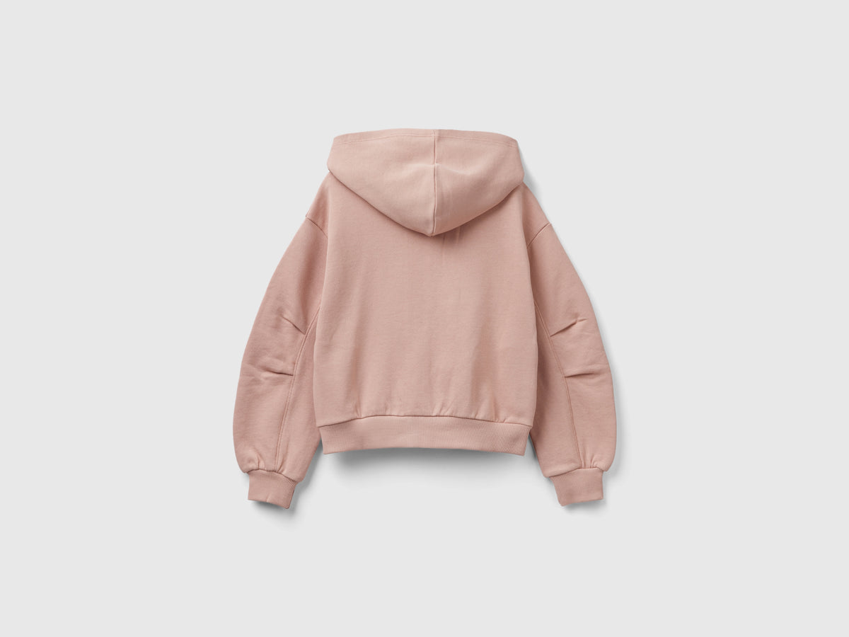 Felpa con zip e cappuccio