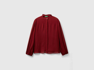 Camicia fluida con rouches