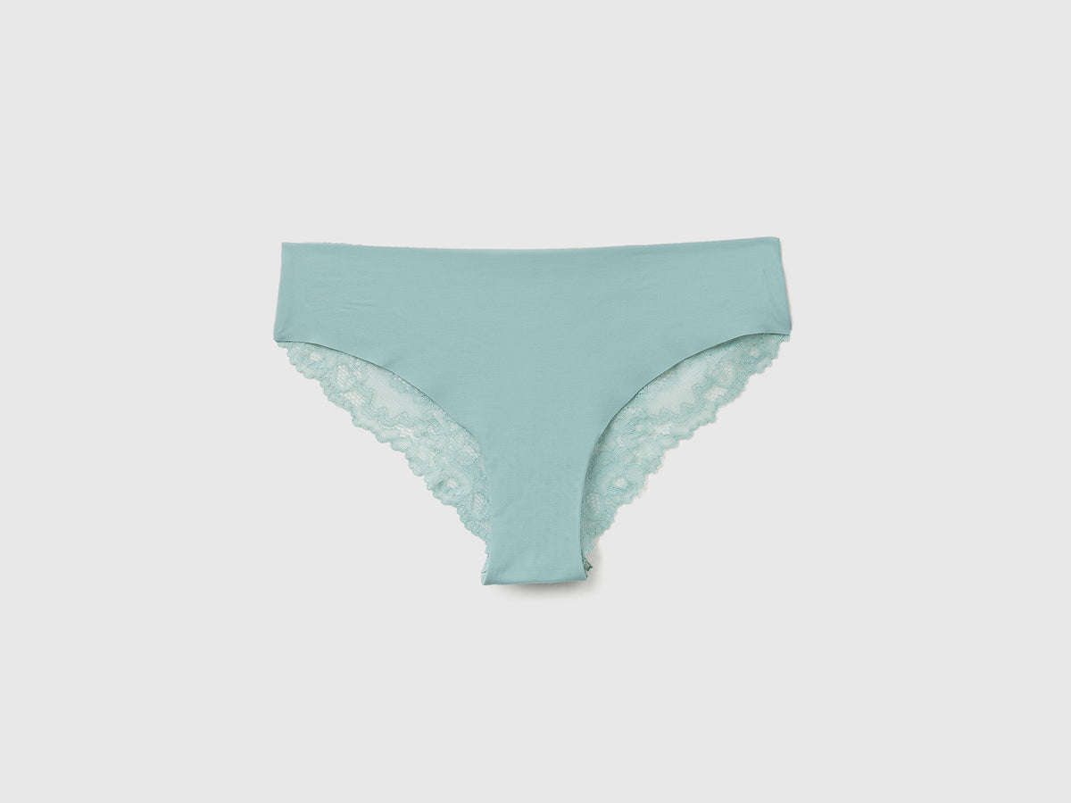Brasiliana stretch con pizzo