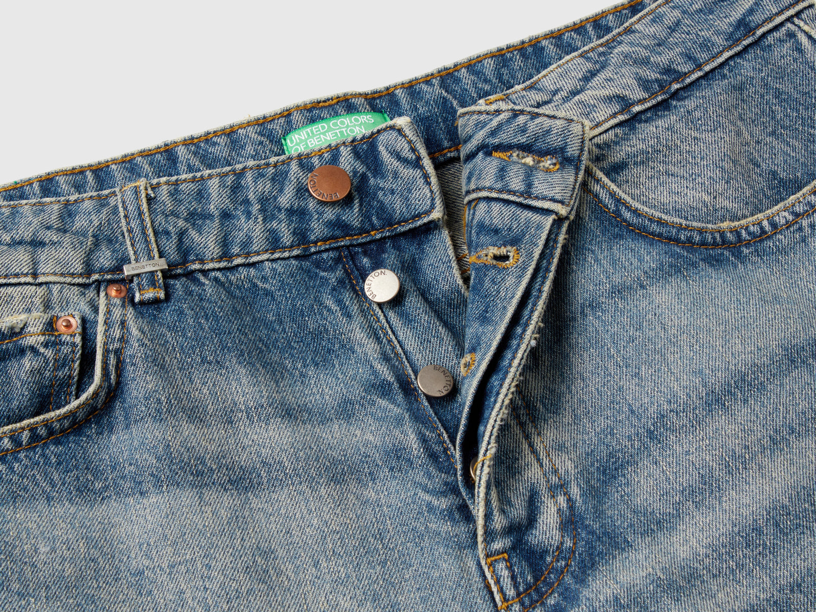 Jeans gamba dritta da uomo bluette 3 | Benetton Outlet