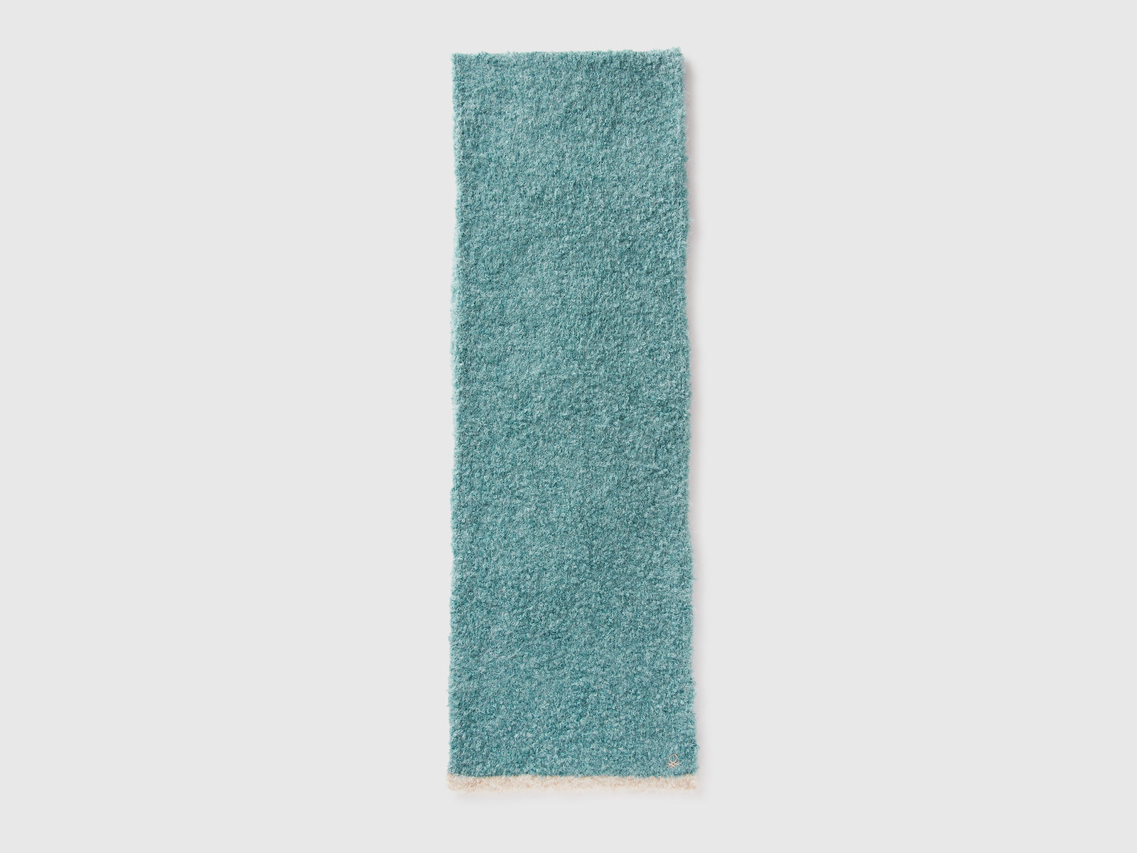Sciarpa in misto lana da bambina verde acqua 2 | Benetton Outlet