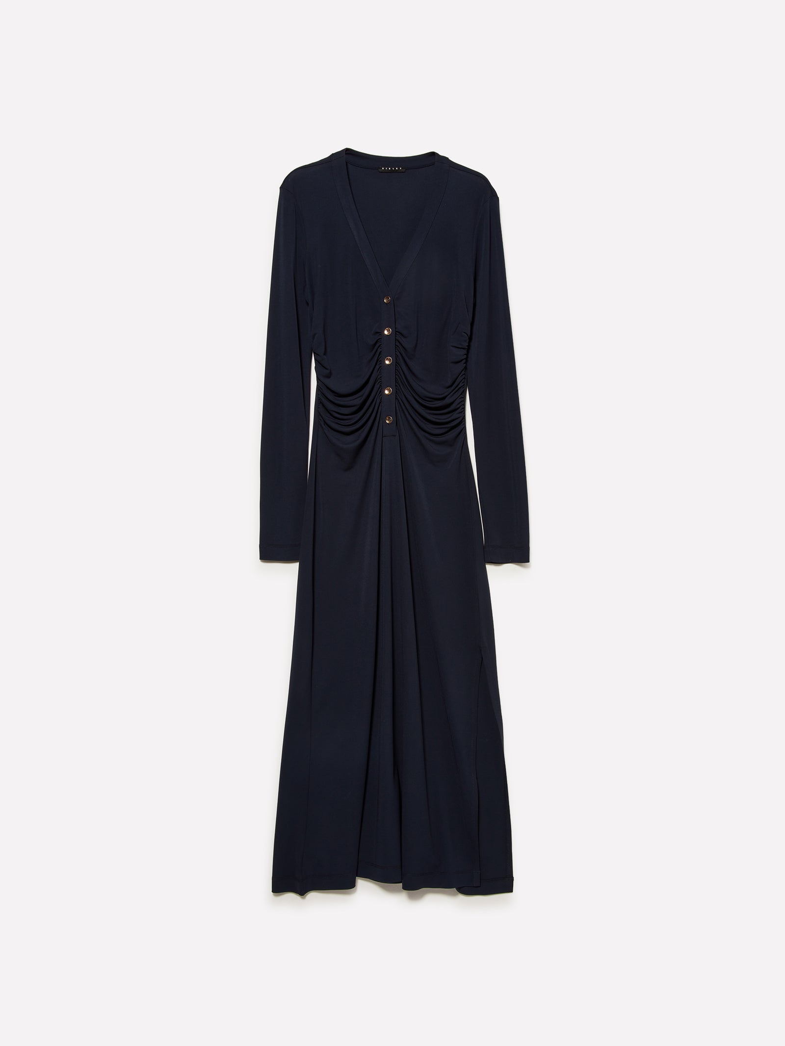 Vestito con spacco da donna blu scuro | Sisley Outlet