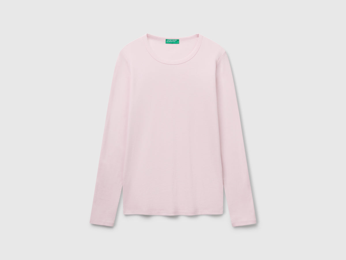 T-shirt manica lunga 100% cotone