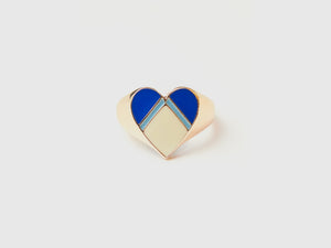 Ring with heart motif