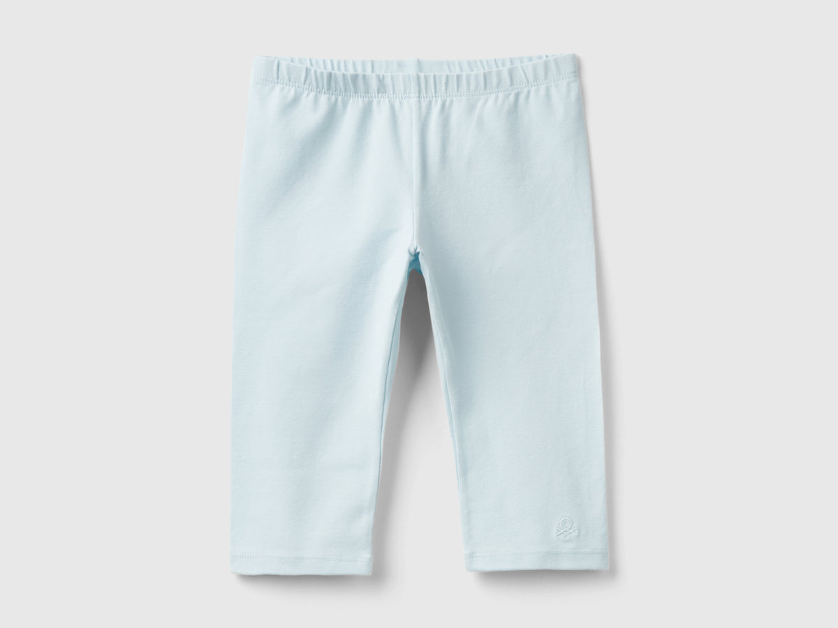 Leggings a 3/4 in cotone elasticizzato