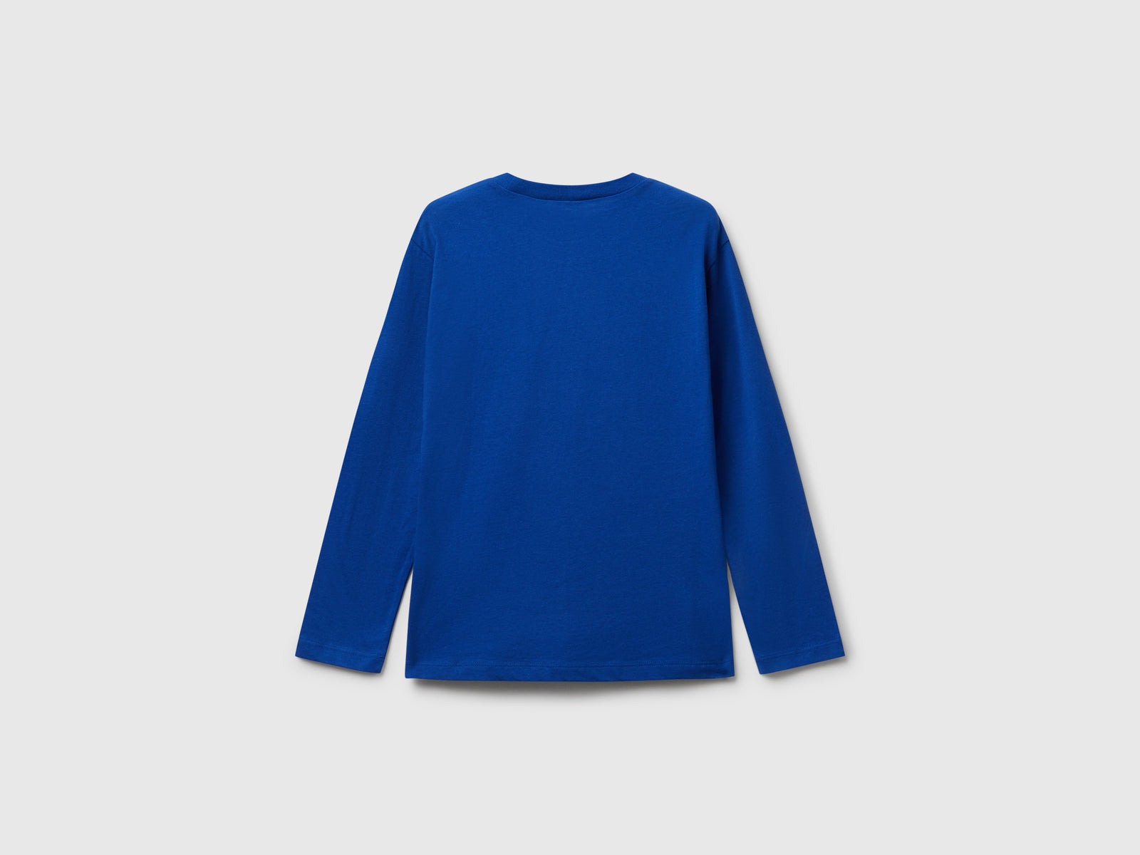T-shirt in cotone con stampa da bambino bluette 2 | Benetton Outlet