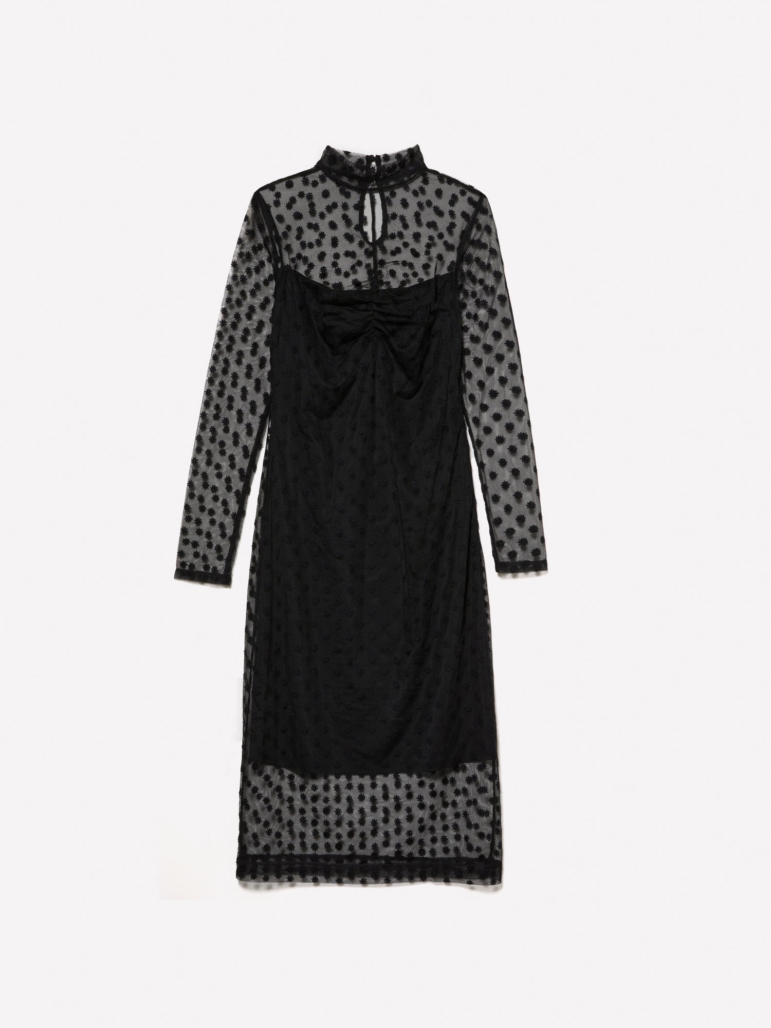 Vestito in tulle da donna nero | Sisley Outlet