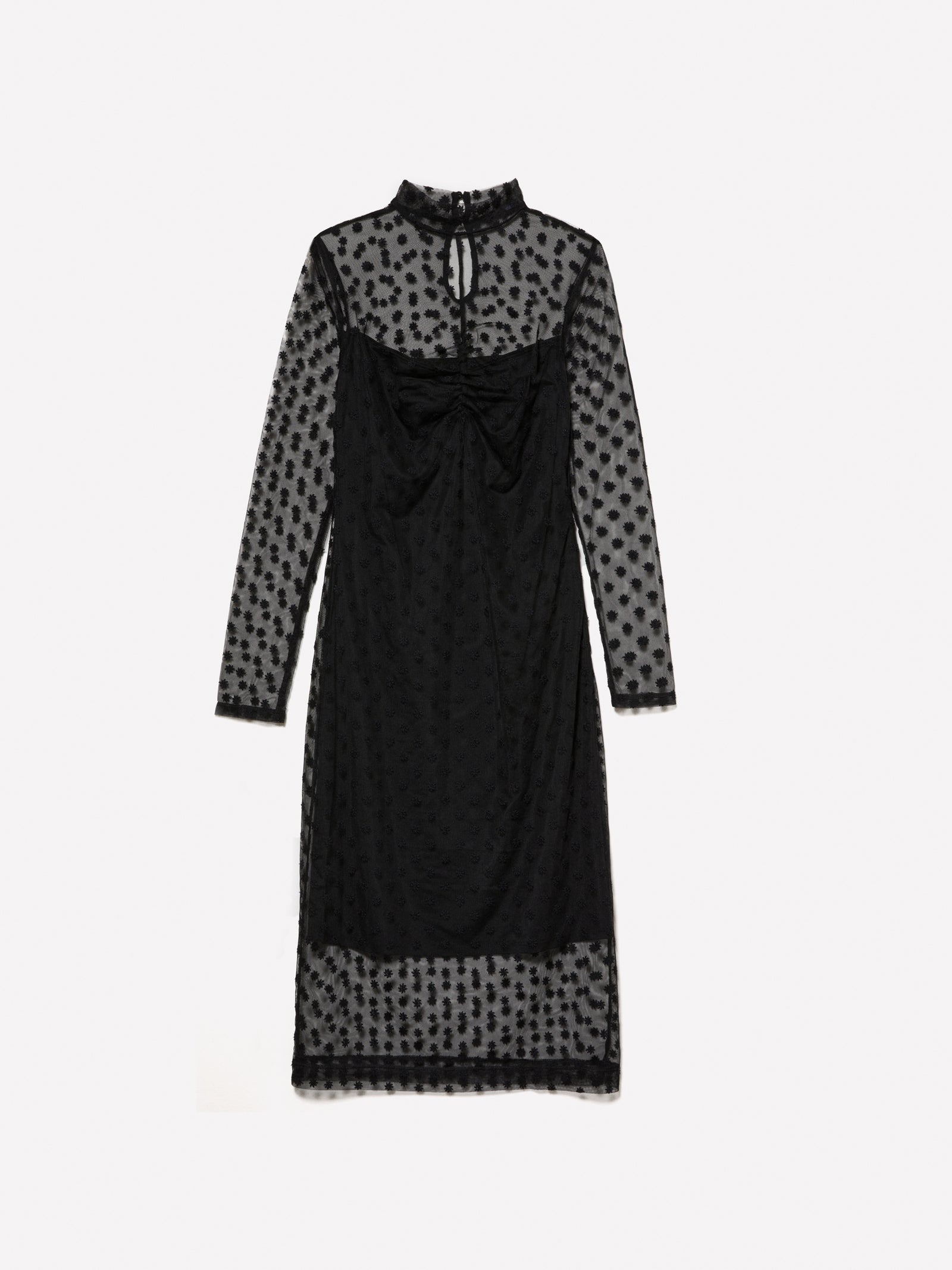 Vestito in tulle da donna nero | Sisley Outlet