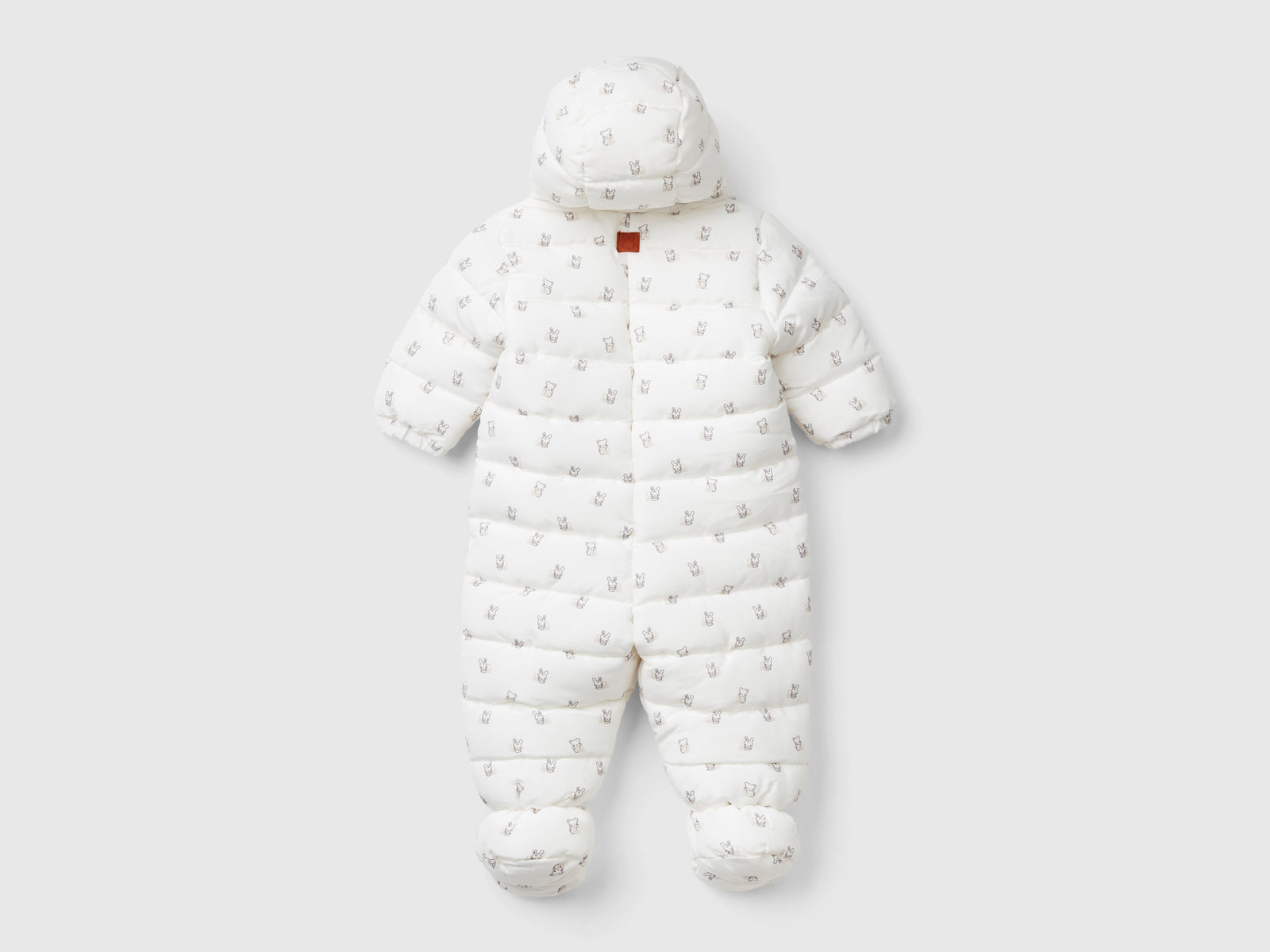 "Rain Defender" padded one-piece suit da neonato bianco panna 2 | Benetton Outlet