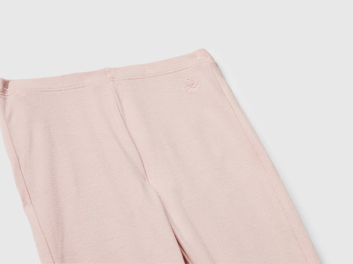 Leggings a zampa in cotone stretch