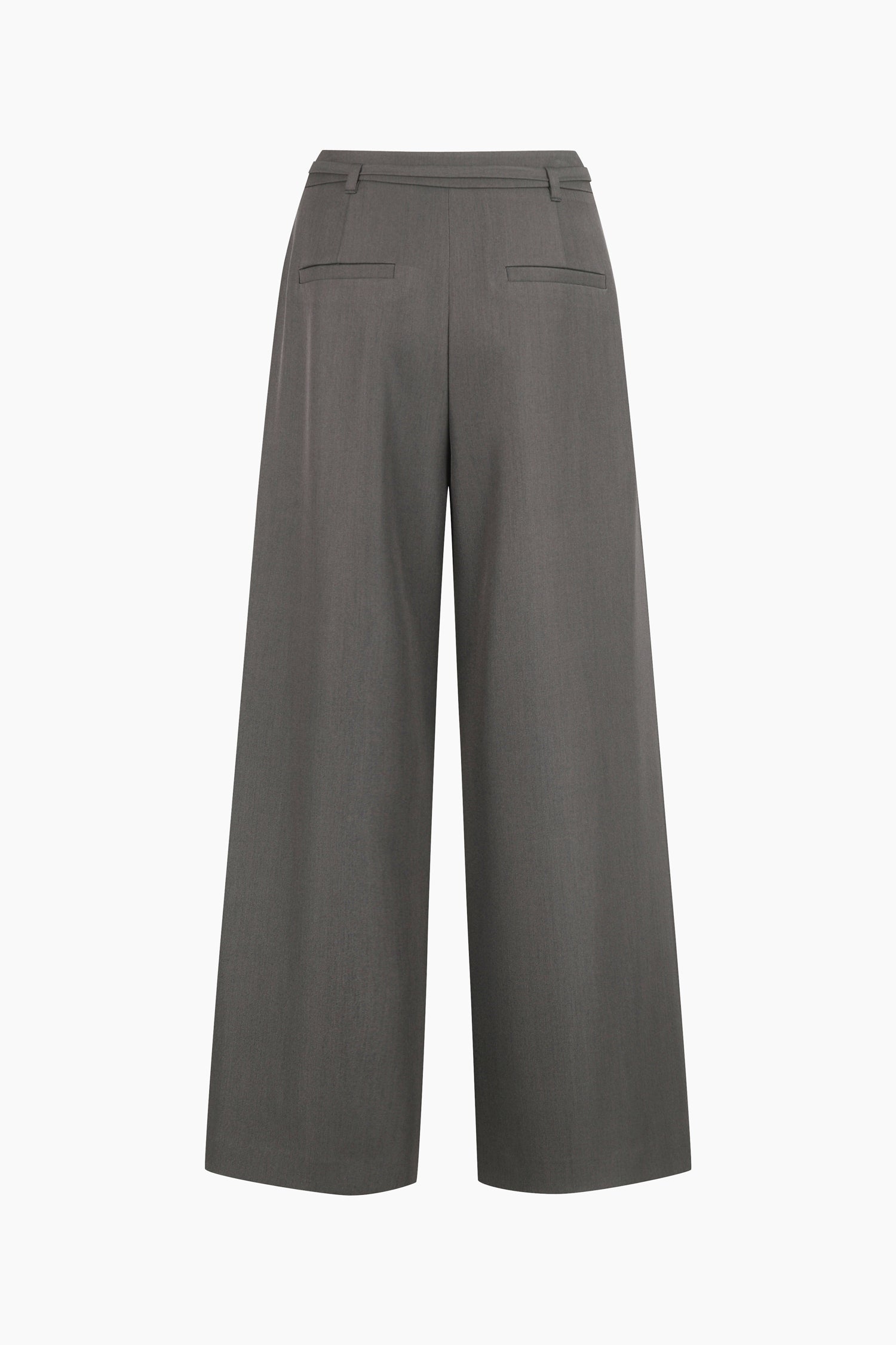 Pantaloni a vita alta con cintura da donna grigio 2 | Sisley Outlet