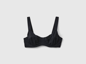 Reggiseno coppa C in pizzo stretch