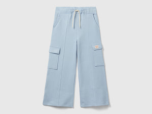 Pantaloni ampi in felpa