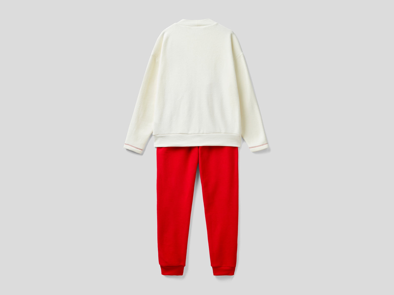 Pigiama Snoopy natalizio in pile da donna giallo 2 | Benetton Outlet