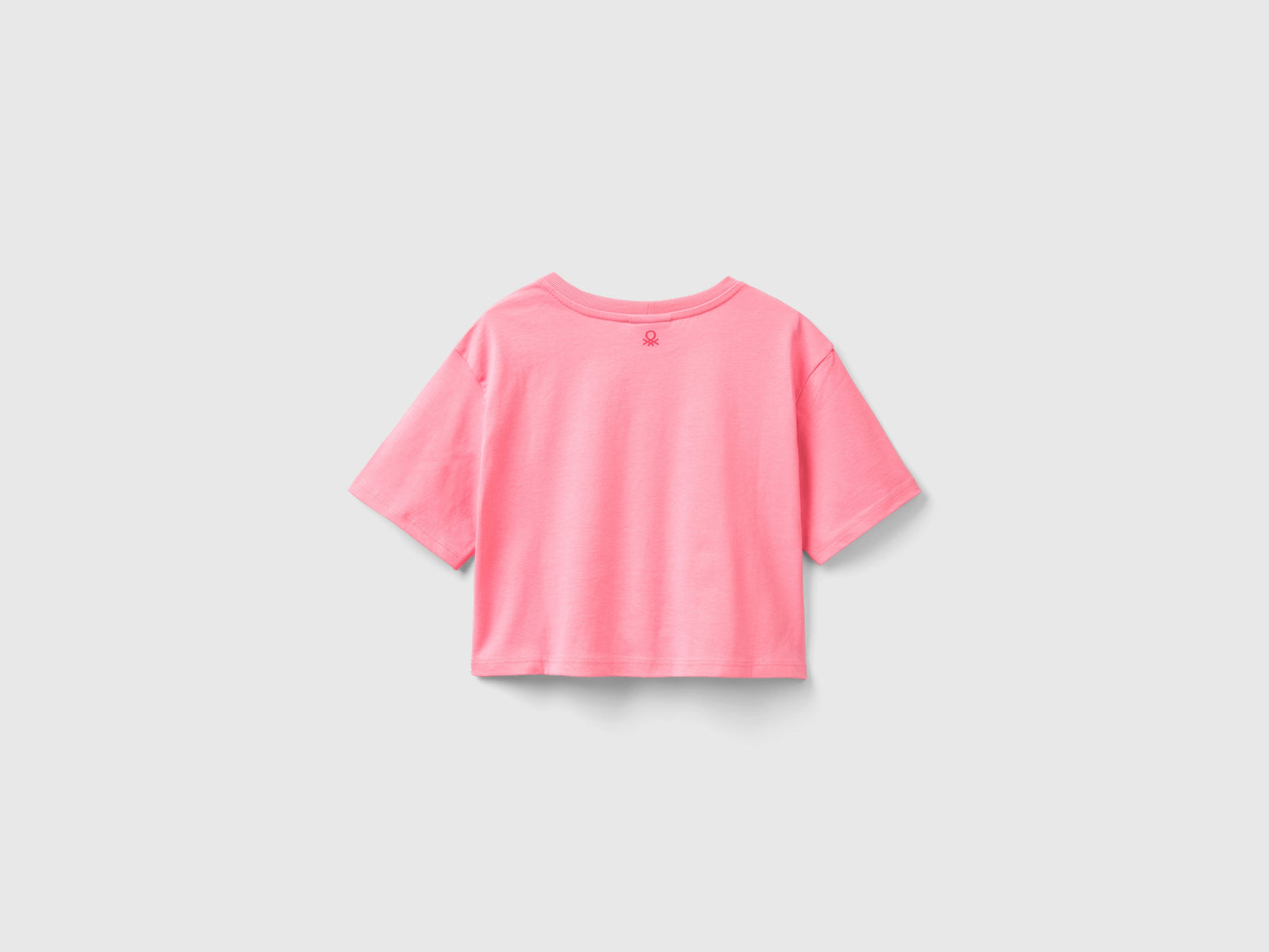 T-shirt cropped ©Peanuts da bambina rosa 2 | Benetton Outlet