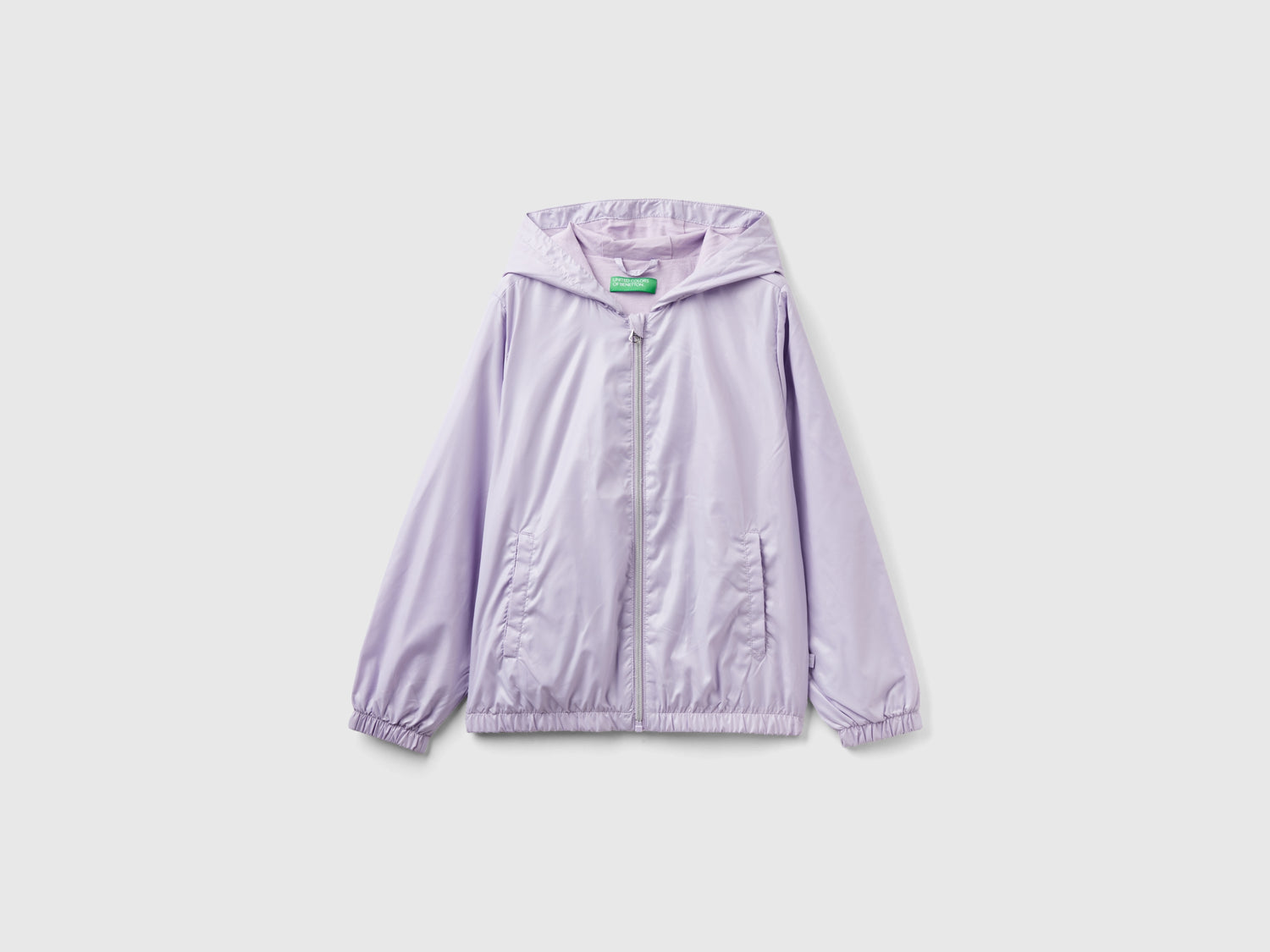 Giacca leggera "Rain Defender" da bambina lilla | Benetton Outlet