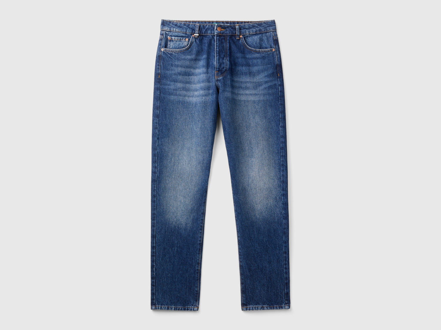 Jeans gamba dritta da uomo blu | Benetton Outlet