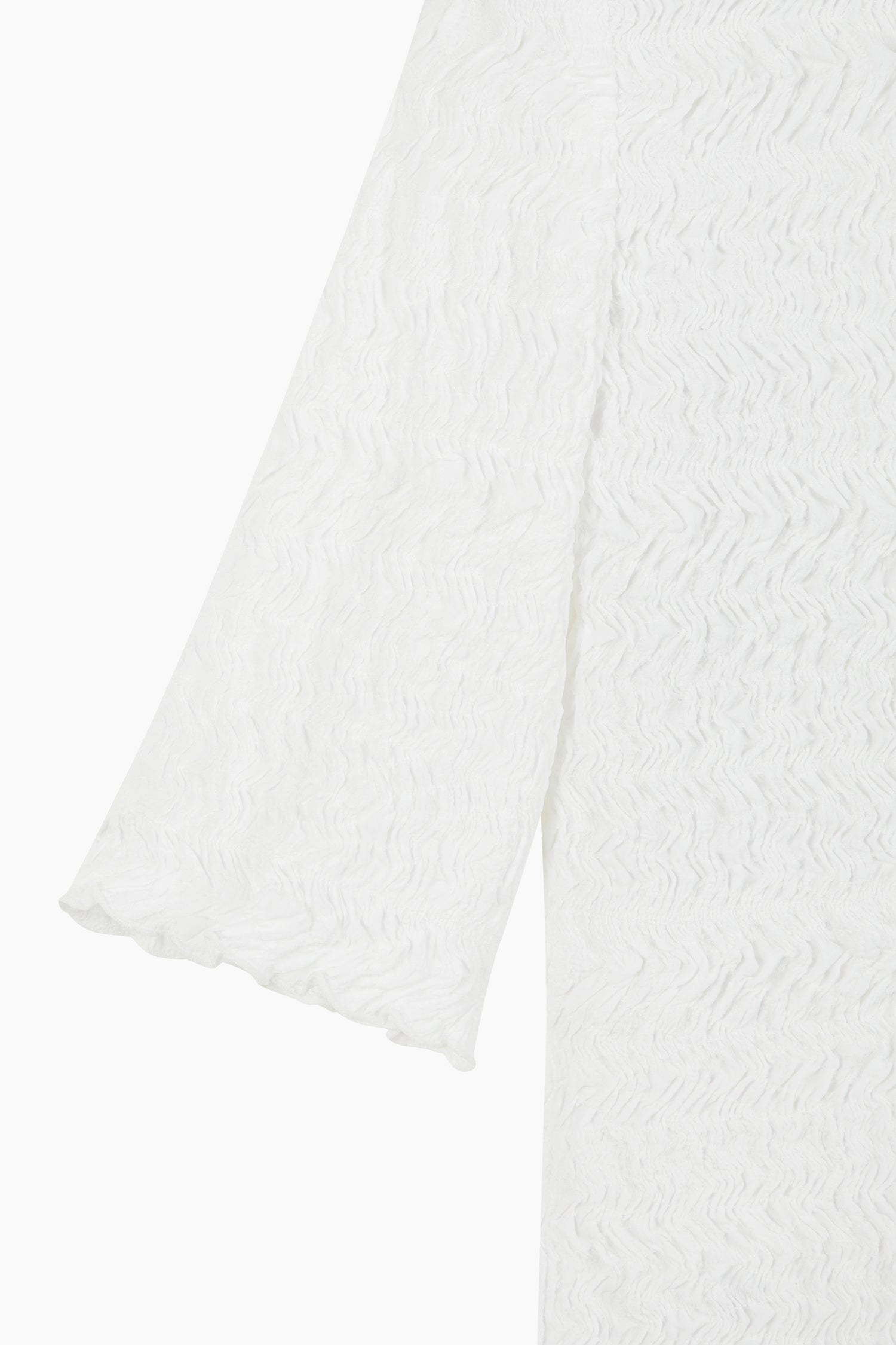 Camicia arricciata da donna bianco 4 | Sisley Outlet