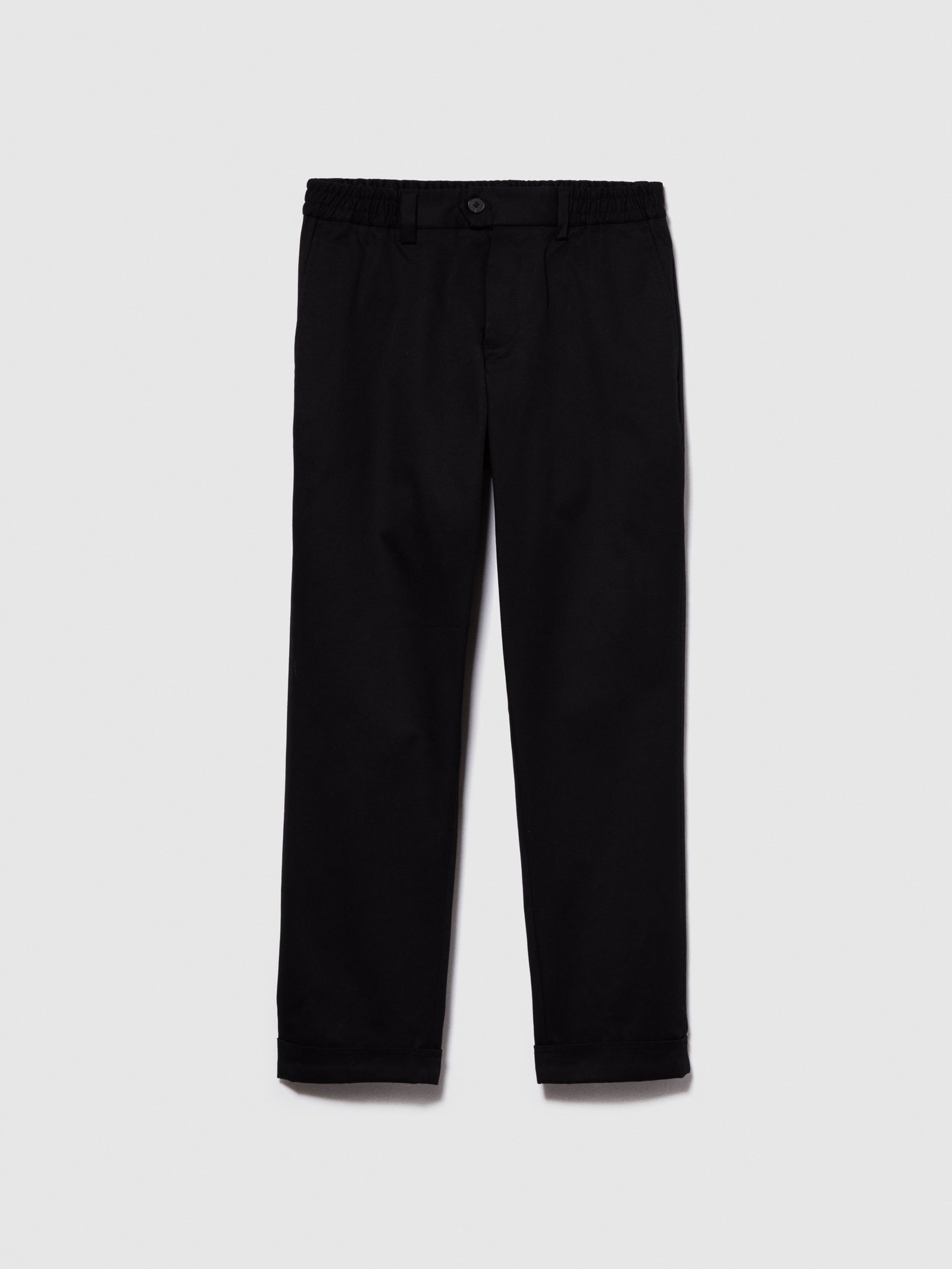 Pantaloni tinta unita da uomo nero | Sisley Outlet