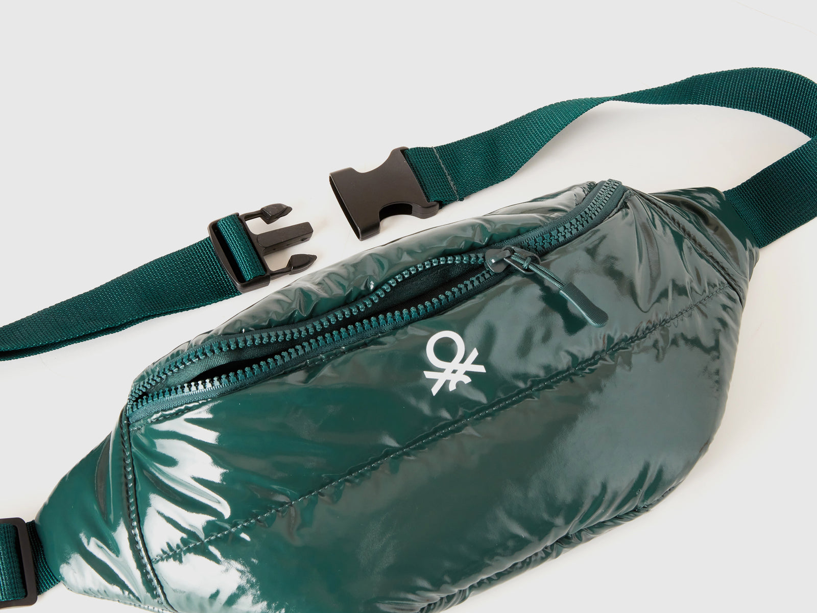 Marsupio con logo da uomo verde scuro 3 | Multimarchio Outlet