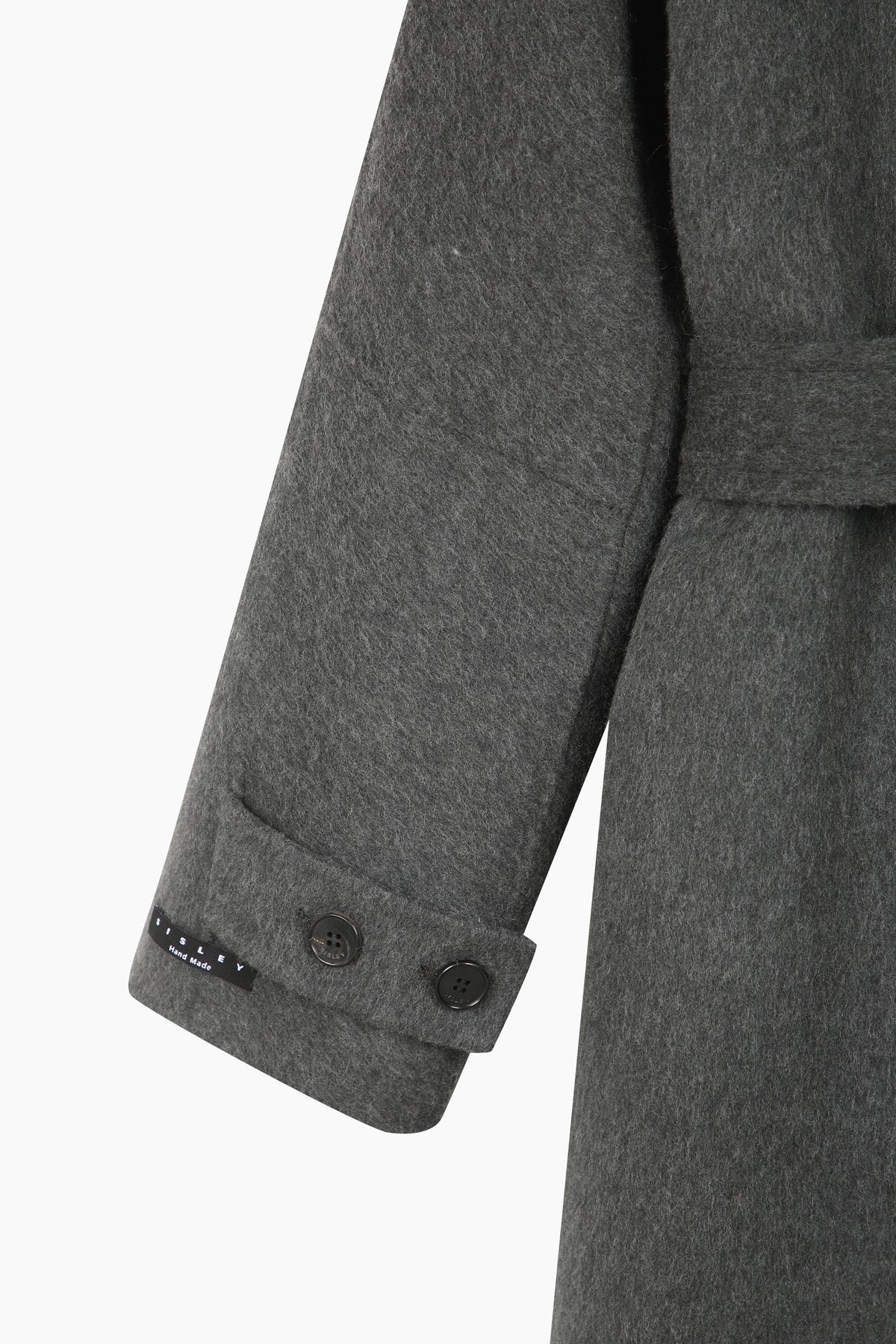 Cappotto 100% lana con cintura