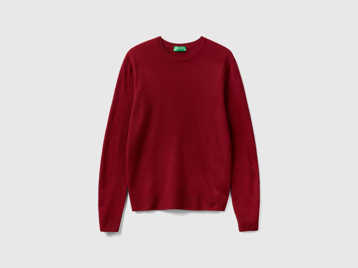 Maglia girocollo in lana Merino