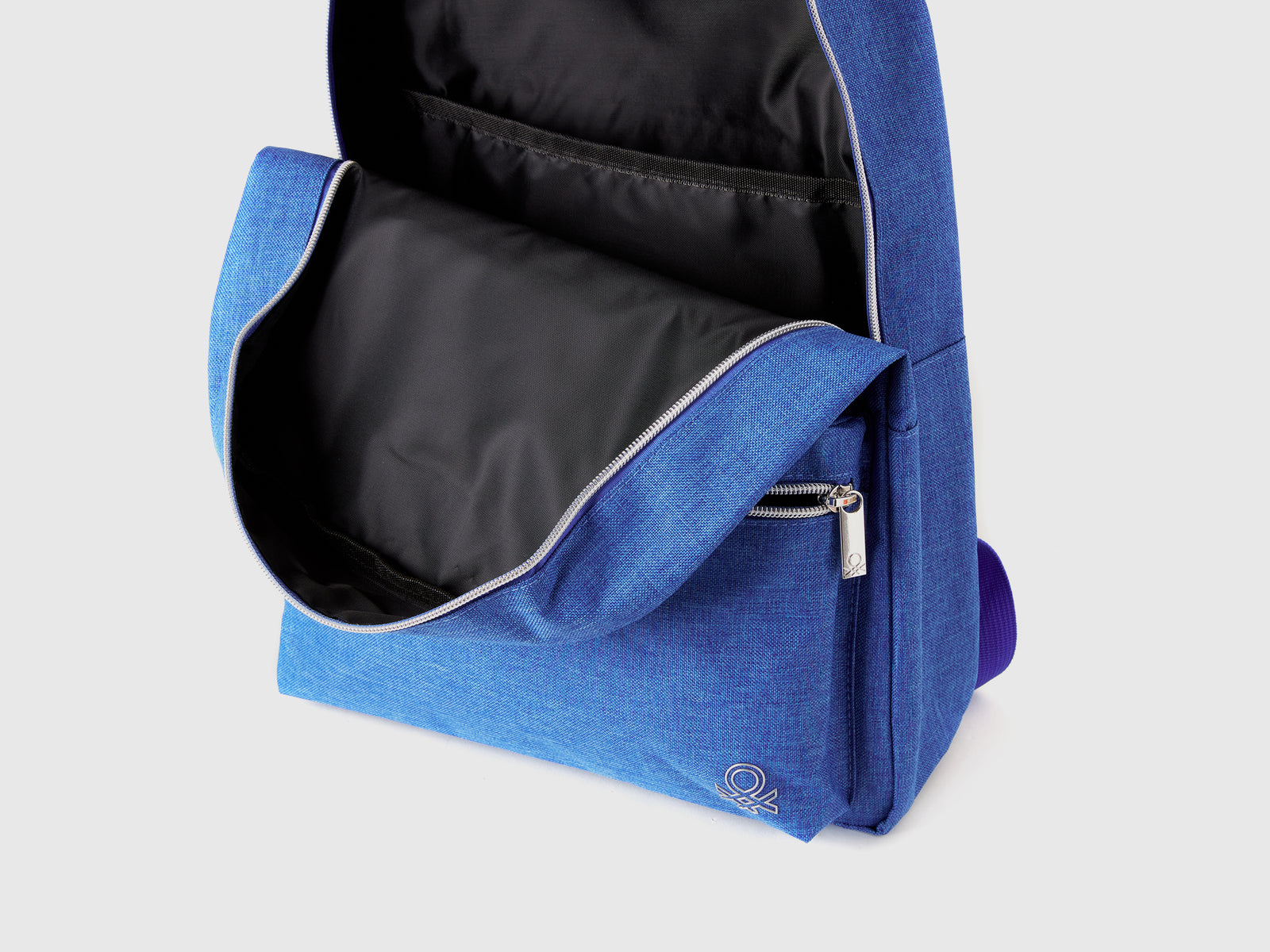 Zaino in nylon da bambina blu 3 | Benetton Outlet