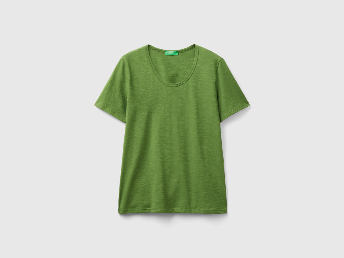 T-shirt manica corta in cotone leggero