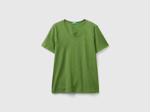 T-shirt manica corta in cotone leggero