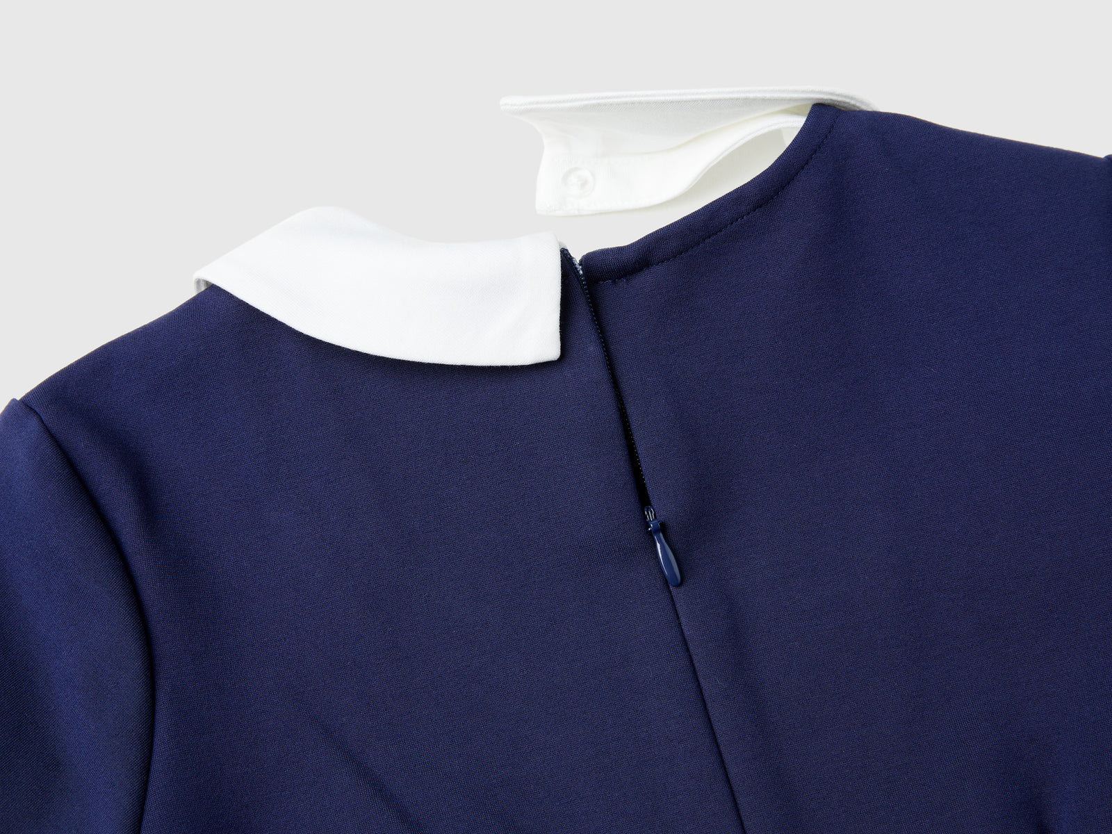 Abito con colletto staccabile da bambina blu scuro 3 | Benetton Outlet