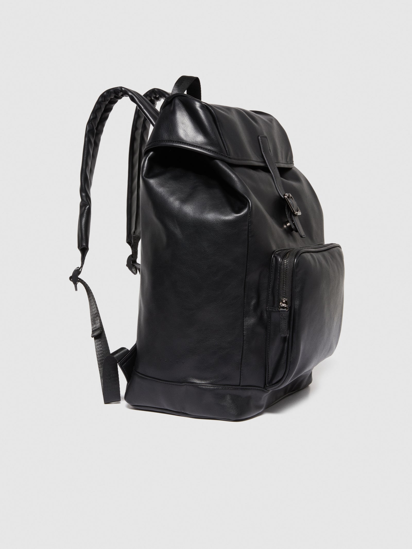 Zaino tinta unita da uomo nero 4 | Sisley Outlet