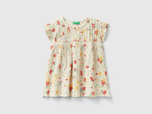 Camicetta a fiori con rouches