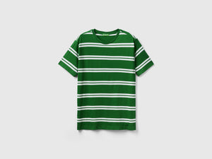 T-shirt manica corta a righe