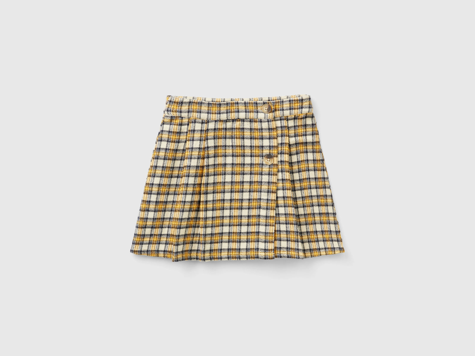 Minigonna a quadri da bambina multi-color | Benetton Outlet