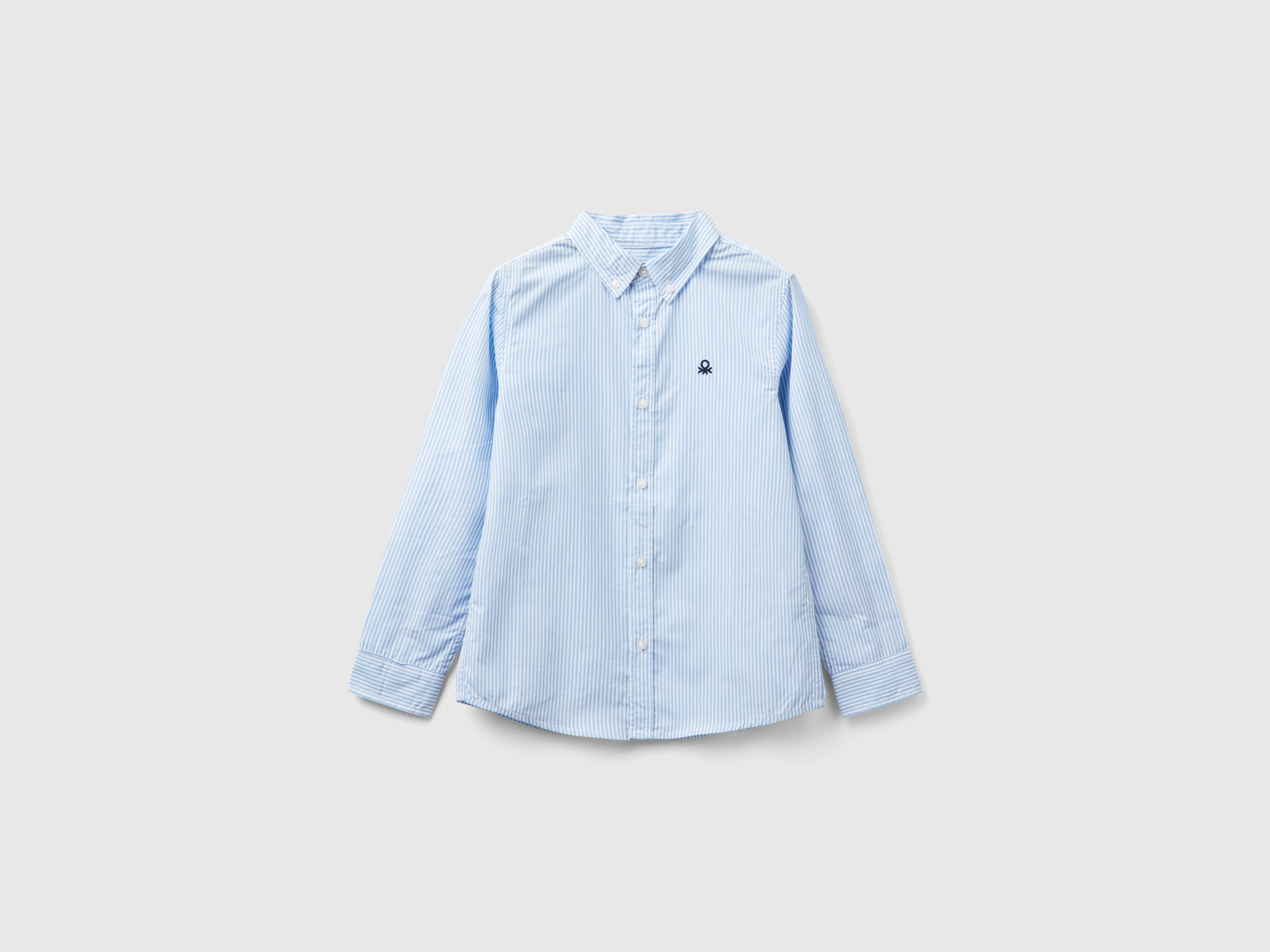 Camicia button down da bambino azzurro | Benetton Outlet
