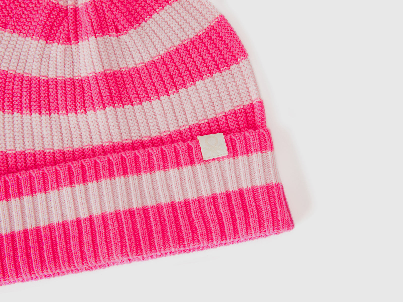Cappellino in maglia a righe da bambino multi-color 3 | Benetton Outlet