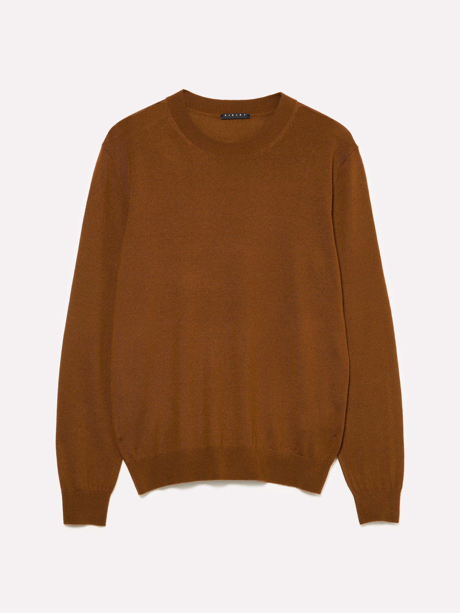 Maglia scuro in misto lana da uomo marrone | Sisley Outlet