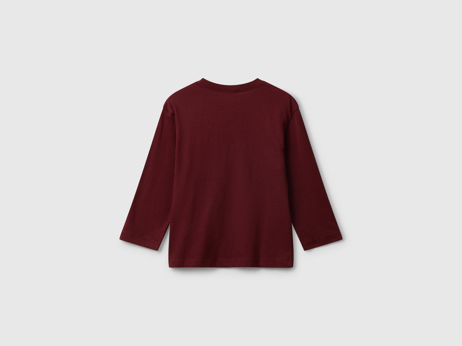 T-shirt con stampa logo da bimbo bordeaux 2 | Benetton Outlet