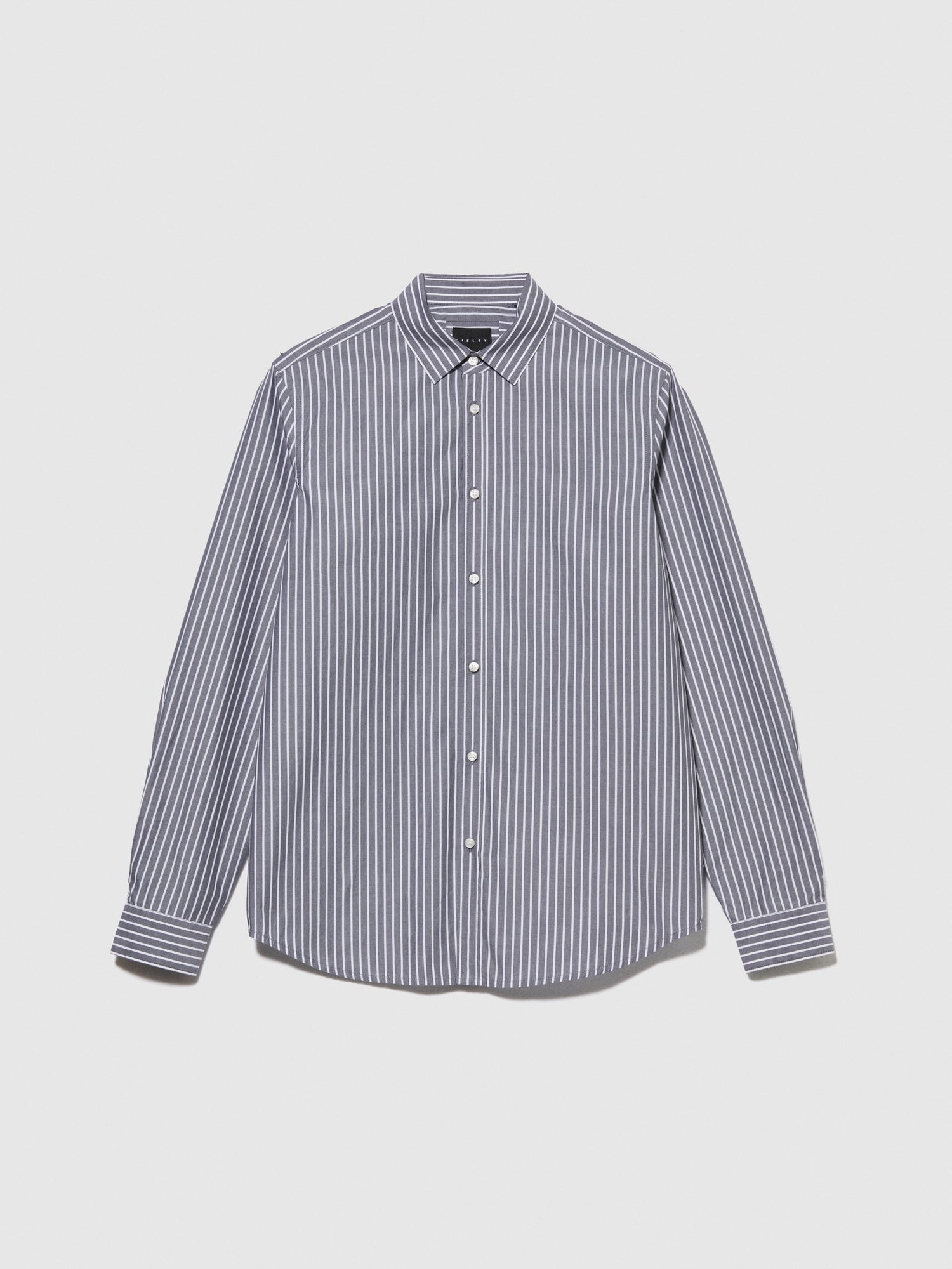 Camicia a righe da uomo grigio | Sisley Outlet