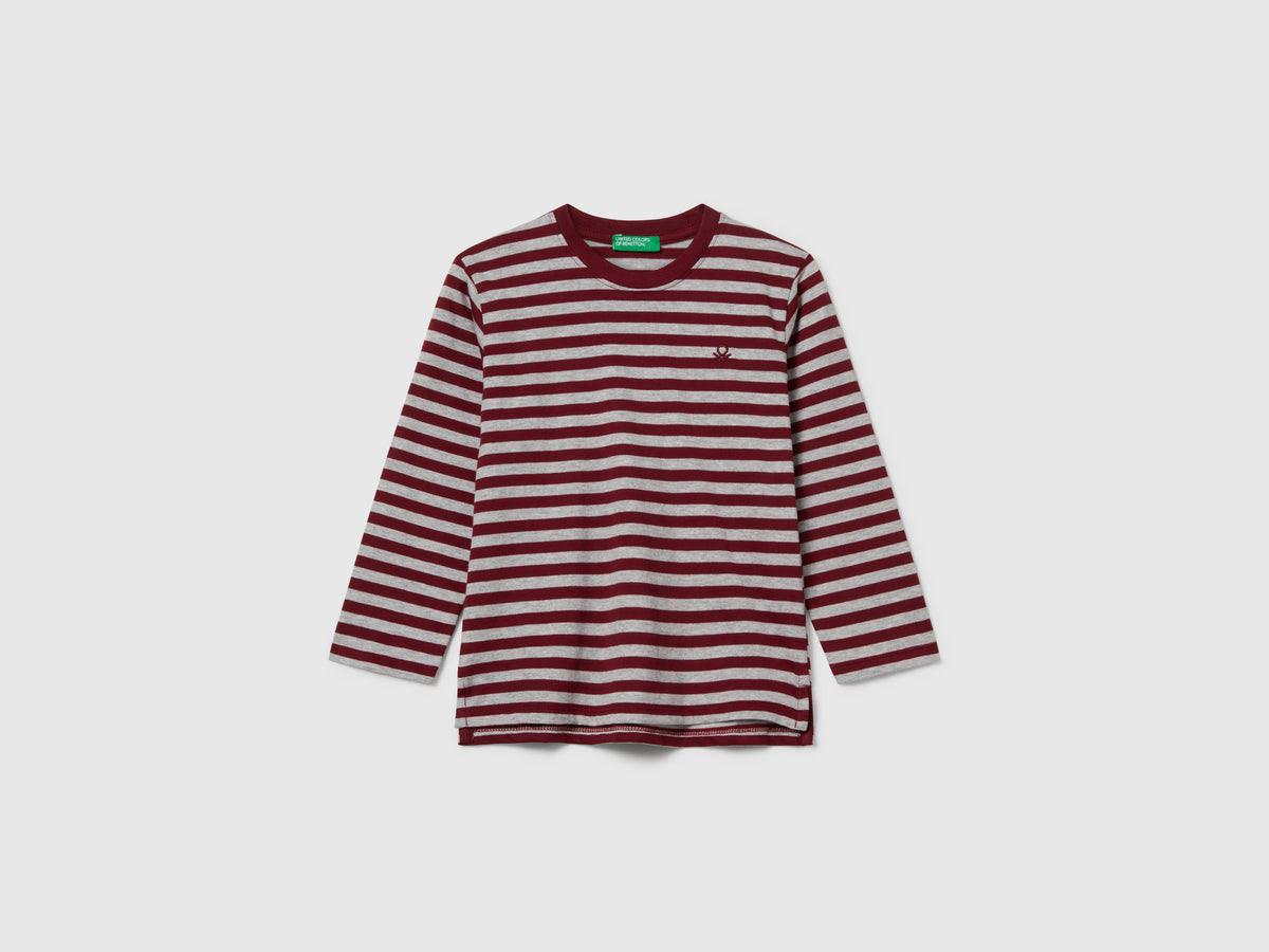 T-shirt manica lunga a righe