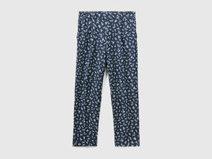 Pantaloni lunghi con stampa fantasia