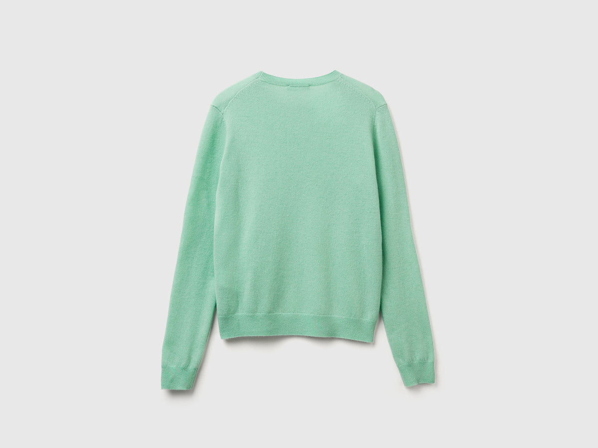 Maglia girocollo in lana Merino