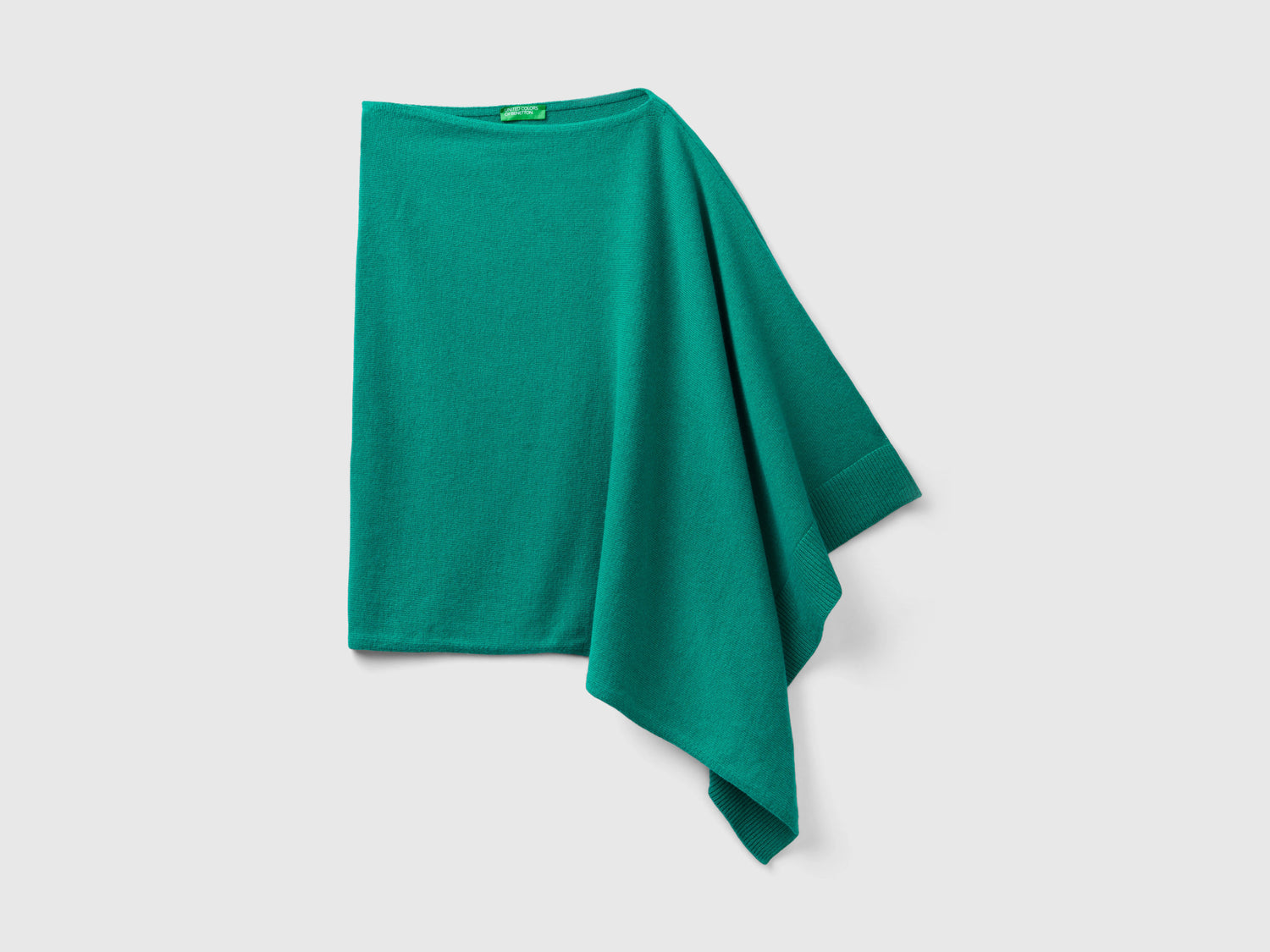 Mantella in misto cashmere da donna verde | Benetton Outlet